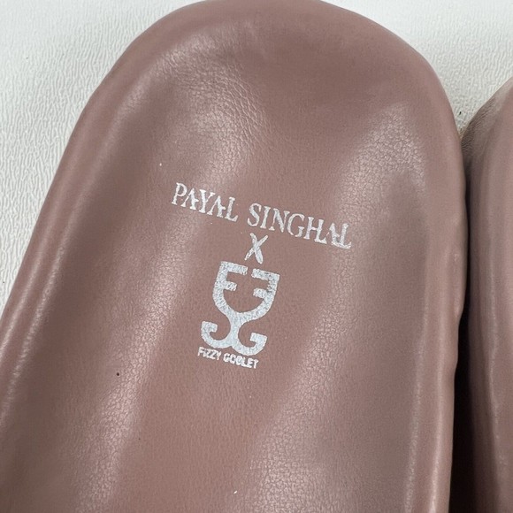 Payal Singhal X Fizzy Goblet Collaboration Sandals Sliders Mules Printed Vegan 9 - Picture 8 of 8